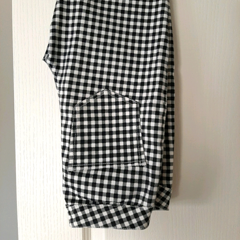 Checked Jeans/Jeggings